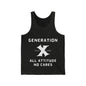 GenX All Attitude No Cares w/Years Adult Unisex Tank