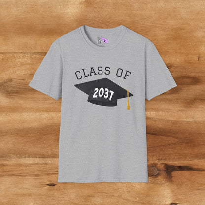 Class of 2037 Unisex Tshirt for 2025/26 First Graders (Style 2)