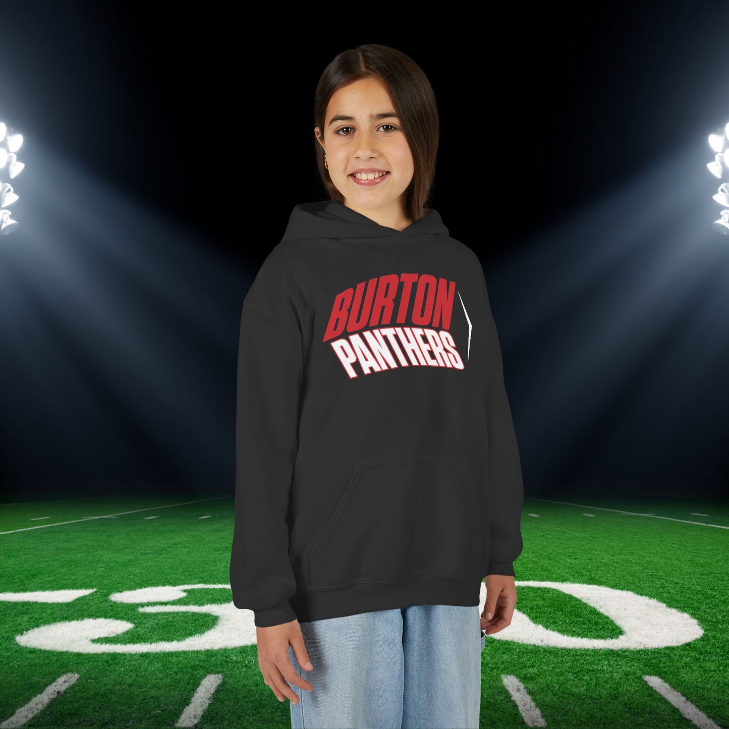 Burton Panthers (Angled) Youth Heavy Blend Hoodie