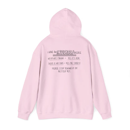 I'm An Invisible Warrior Heavy Blend™ Hooded Sweatshirt