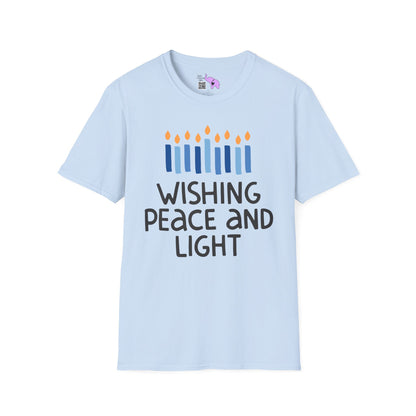 Hanukkah Wishing Peace & Light T-shirt