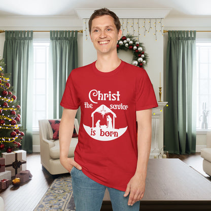 Christ The Savior is Born Adult T-shirt