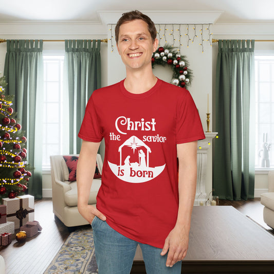 Christ The Savior is Born Adult T-shirt