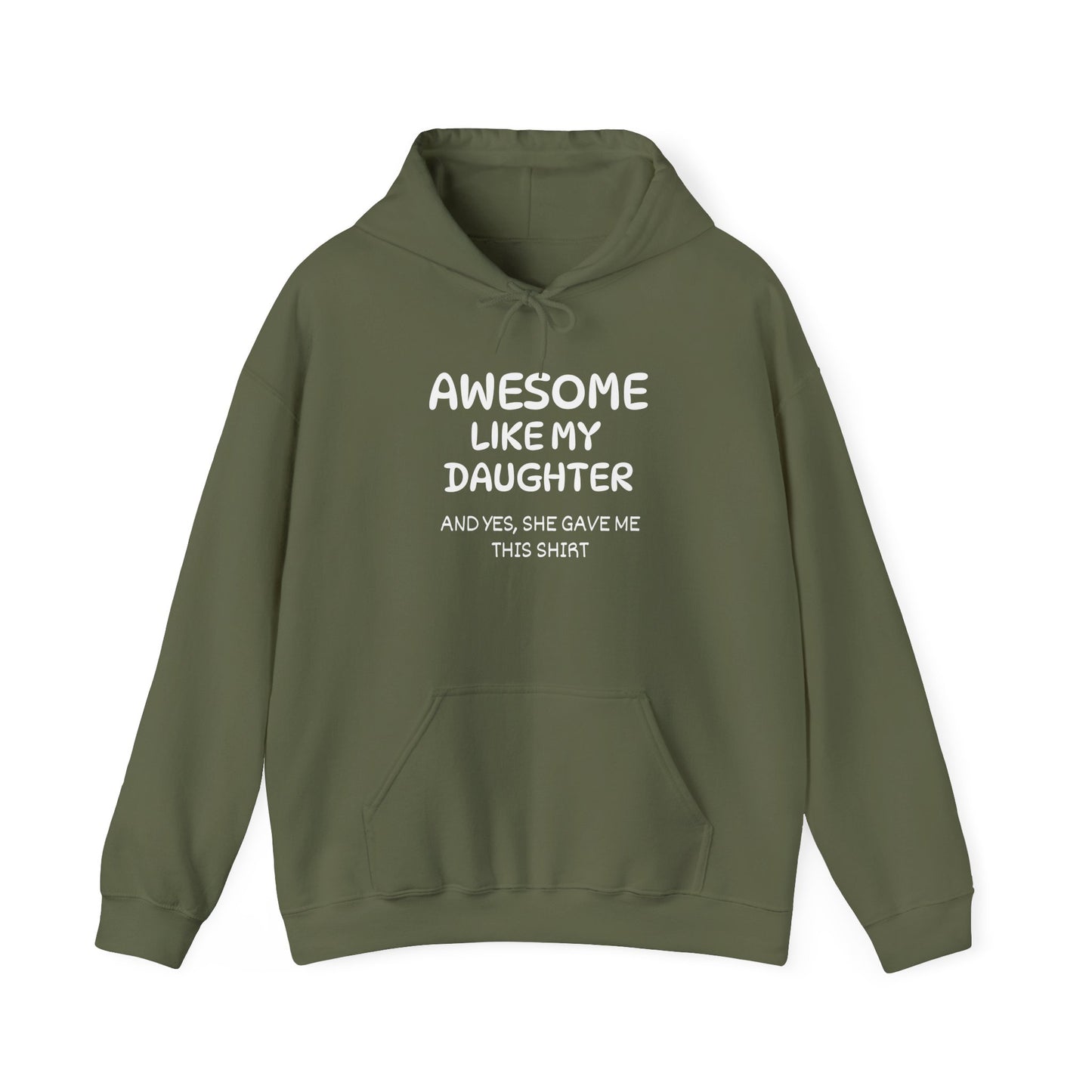 Awesome Like My Daughter Heavy Blend™ Hooded Sweatshirt