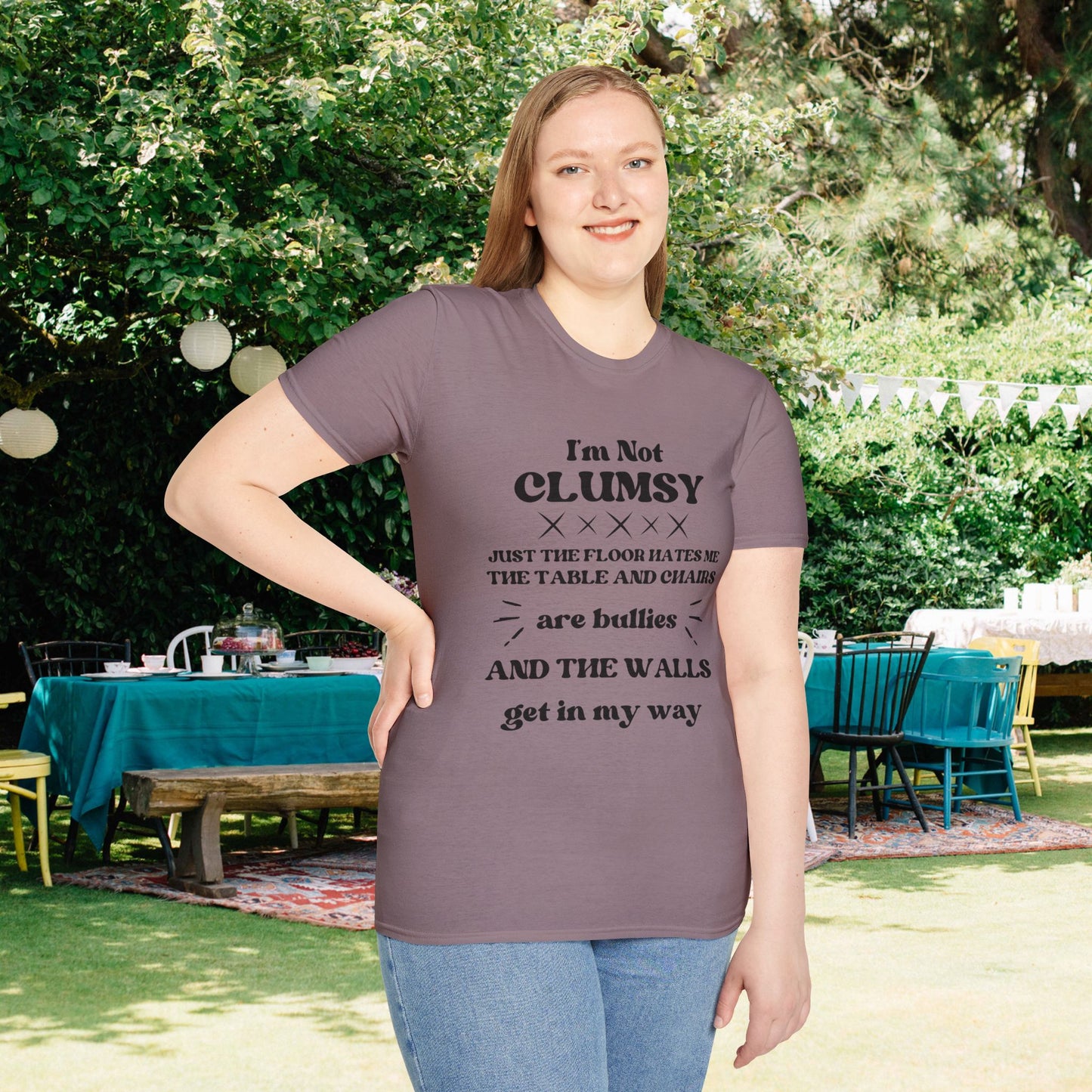 I'm Not Clumsy Adult T-shirt