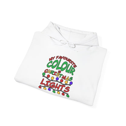 My Favourite Colour Is Christmas Lights  Adult Heavy Blend™ Hoodie