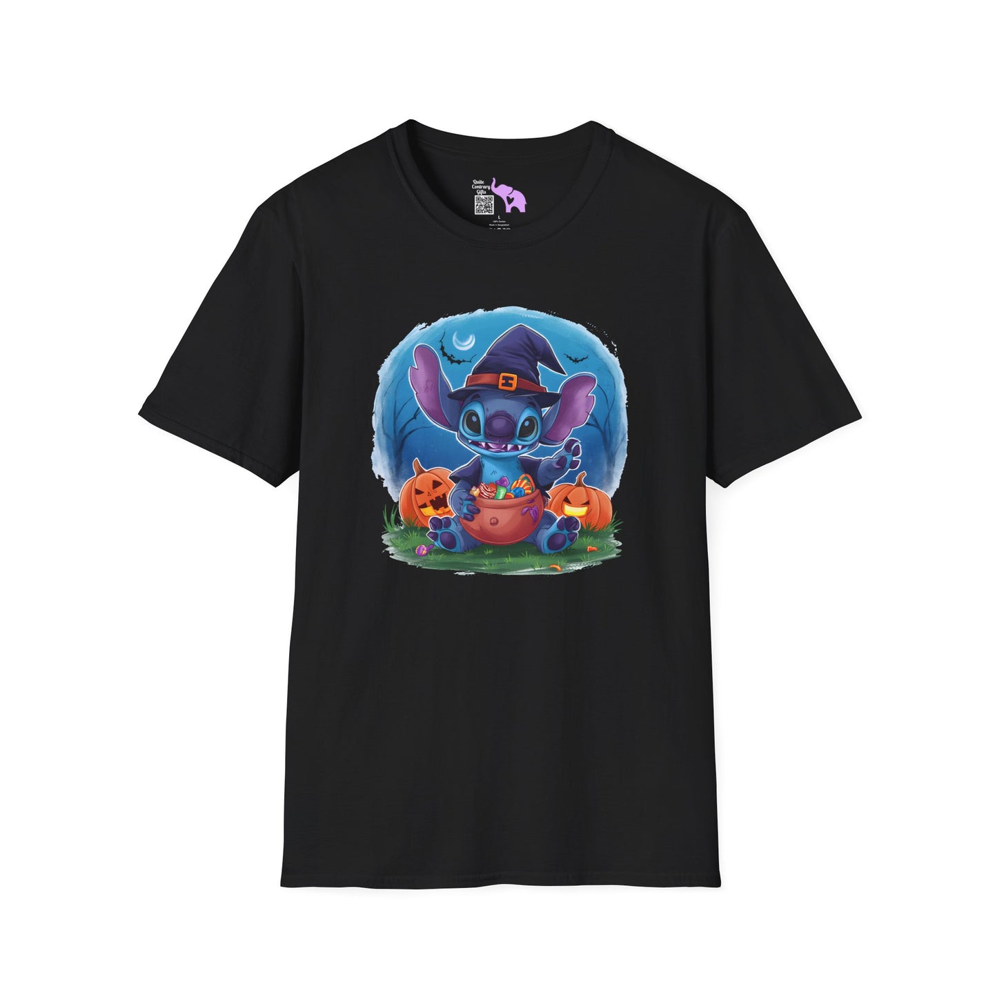 Halloween Stitch Adult T-shirt