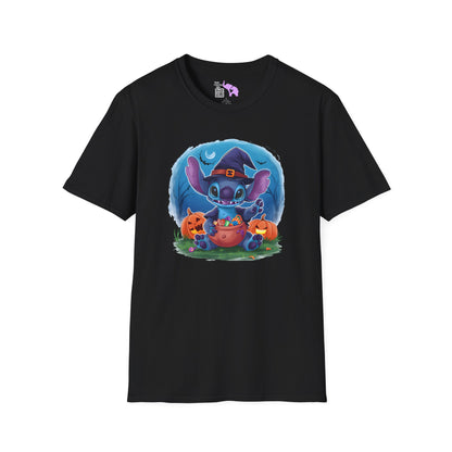 Halloween Stitch Adult T-shirt
