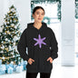 Large Snowflake 2 Adult Heavy Blend™ Hoodie