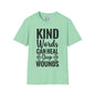 Kind Words Can Heal Deep Wounds Adult T-shirt