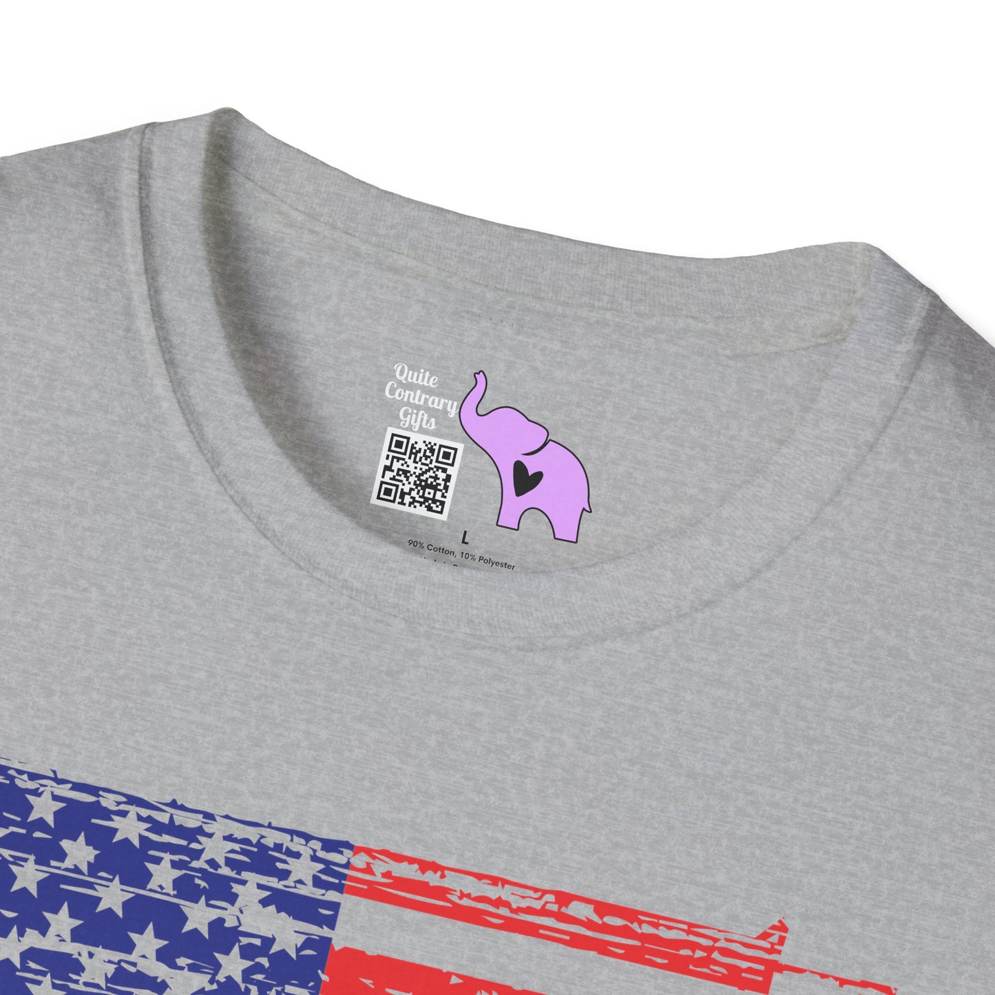 Gun Flag Adult T-shirt