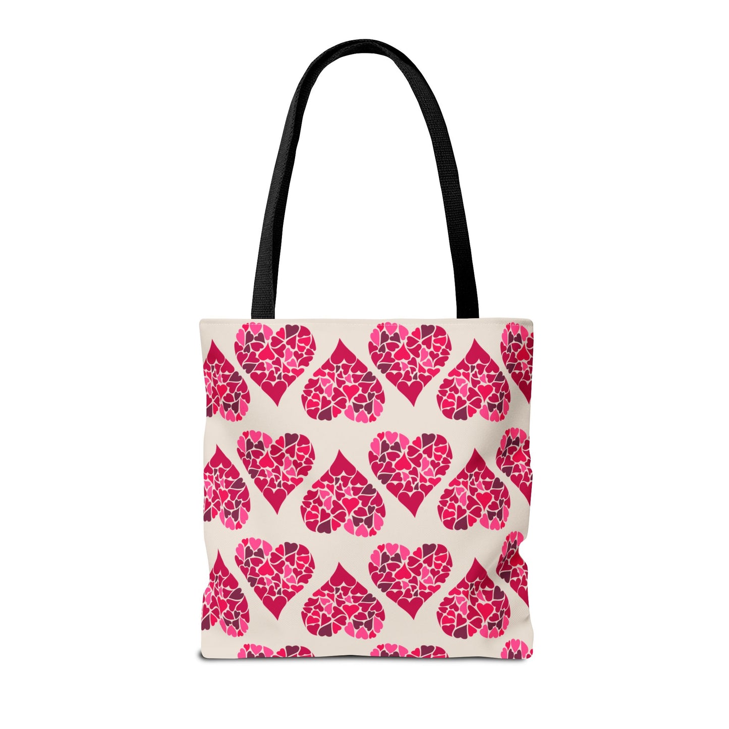 Simple Hearts Canvas Tote Bag