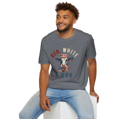 Red, White, & Moo T-shirt