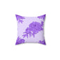Royal Orchid Peonies Throw Pillow