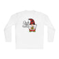 Deck the Halls Plaid Gnome Adult Long Sleeve Tee