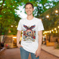 Bald Eagle & Flowers 250 Years of Freedom 1776-2026 Anniversary Adult T-shirt