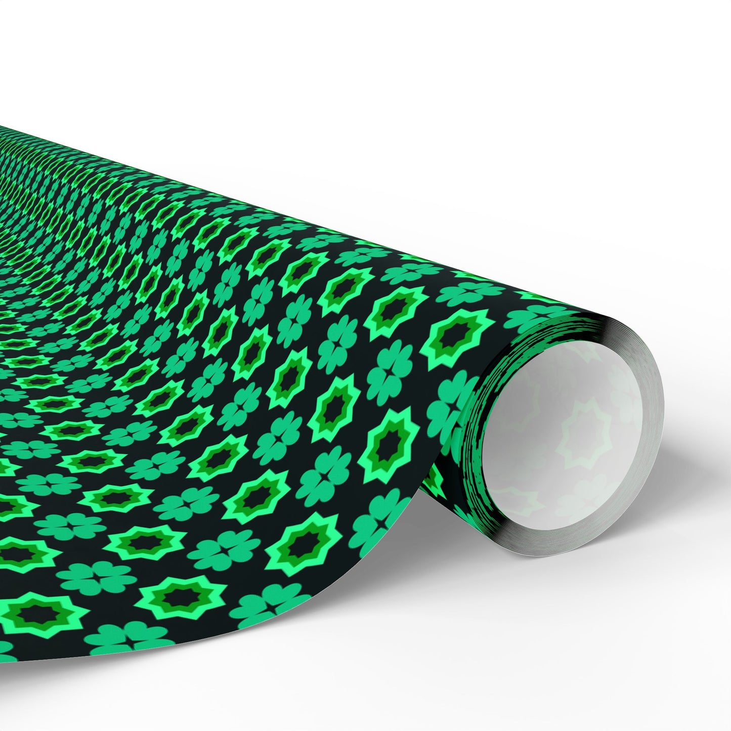Clover Bloom Burst Wrapping Paper