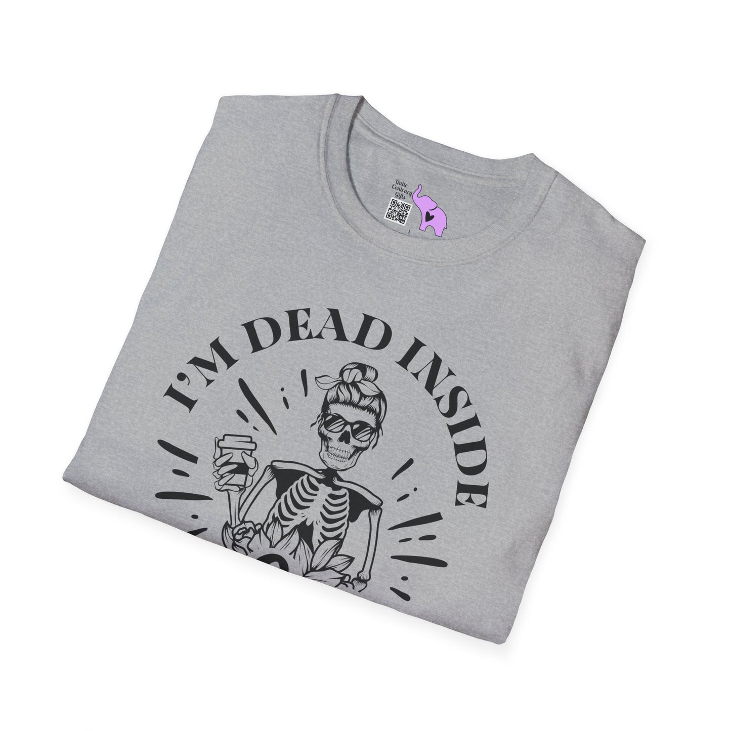 I'm Dead Inside But Coffee Helps Adult T-shirt