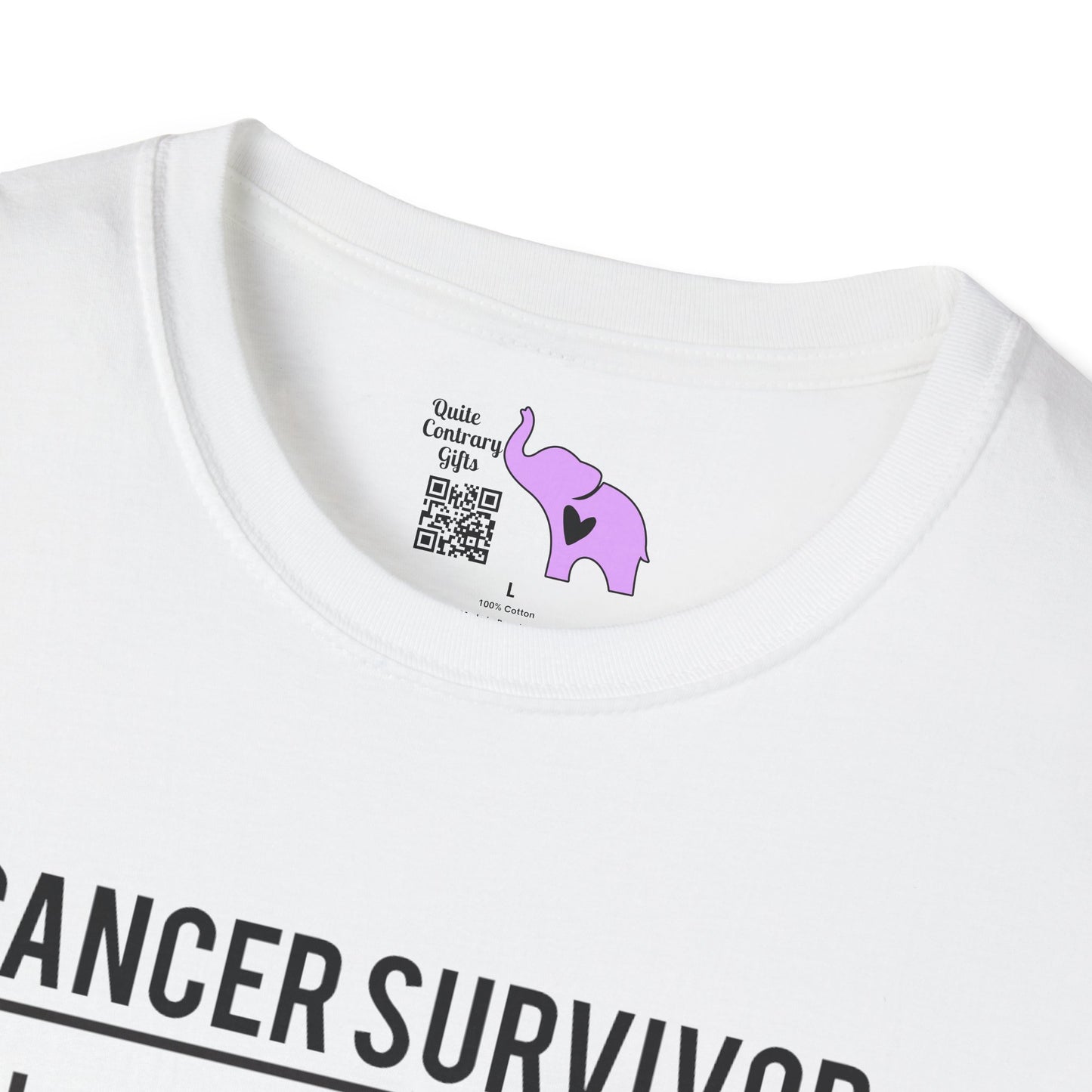 Cancer Survivor Nutrition Facts Adult T-shirt