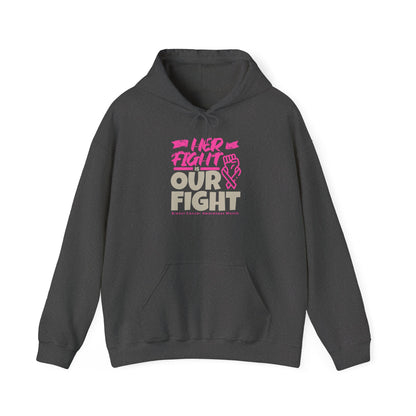 Her Fight is Our Fight Heavy Blend™ Hooded Sweatshirt