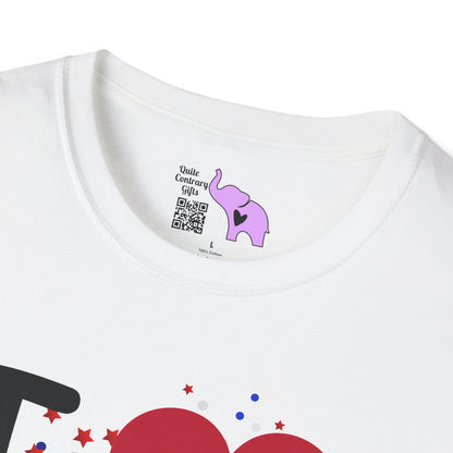 I Love The USA Adult T-shirt