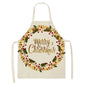 Christmas Series Cotton And Linen Aprons Variety