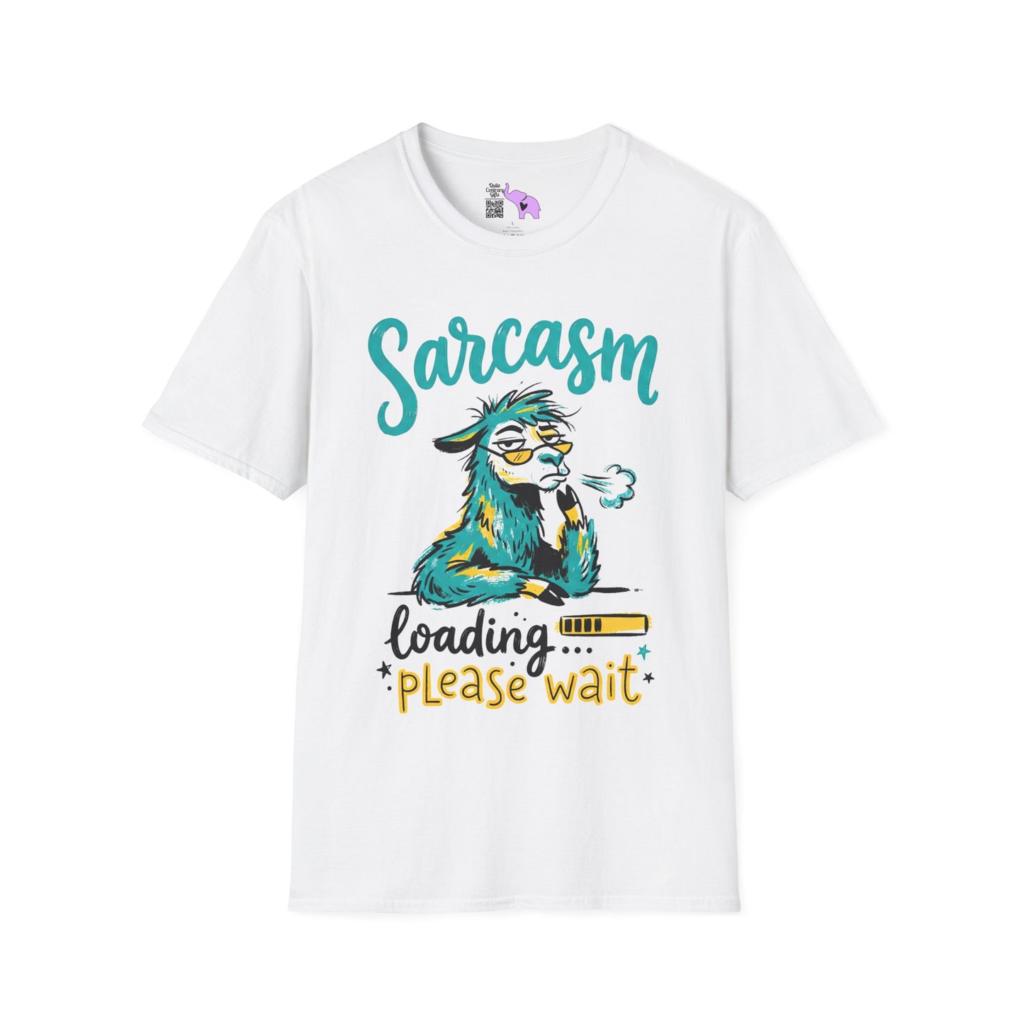 ""Sarcasm Loading Please Wait (Llama) Adult T-shirt