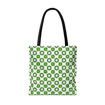 Emerald Star Garden Canvas Tote Bag