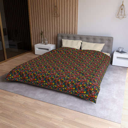 Humming Bloom Microfiber Duvet Cover
