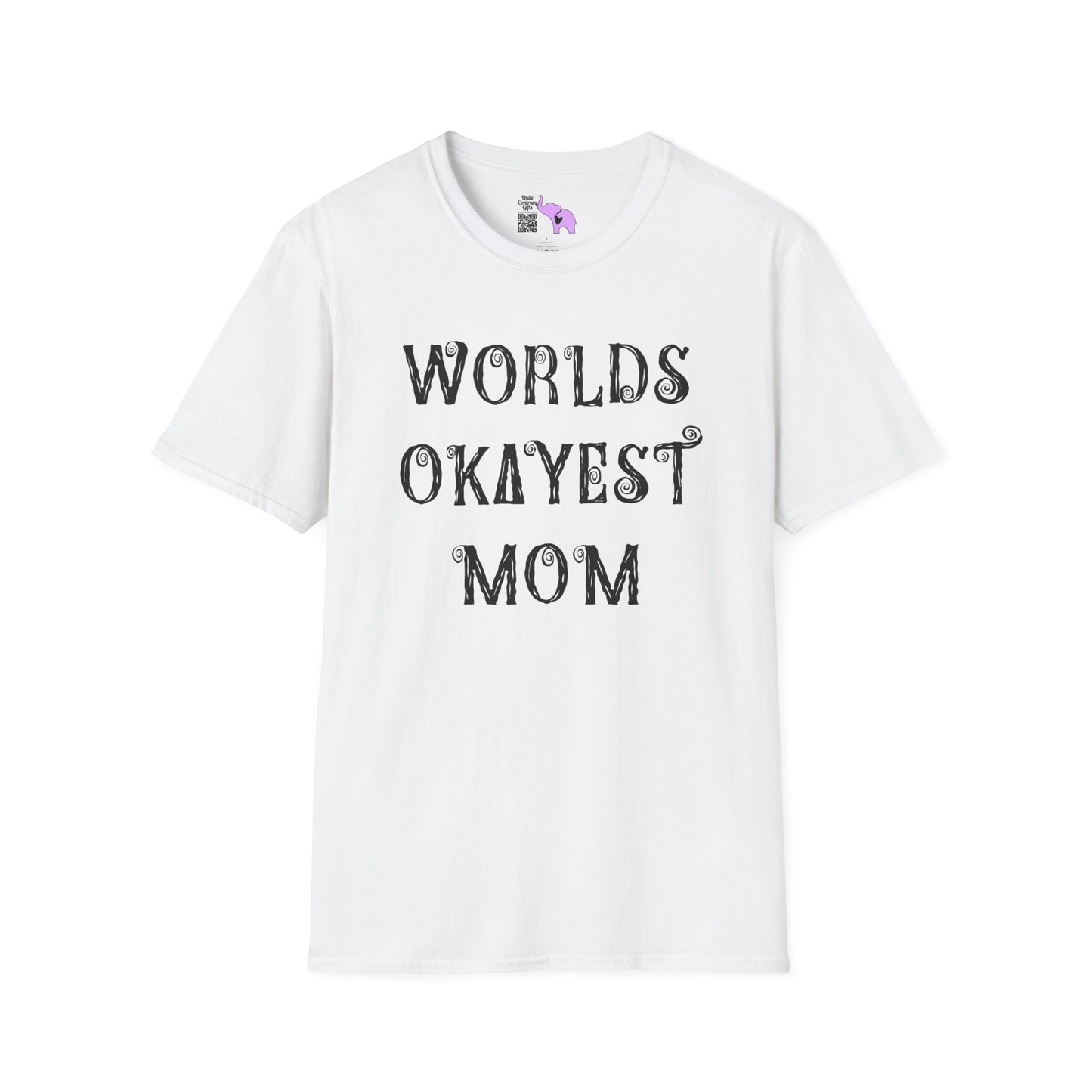 Worlds Okayest Mom Adult T-shirt