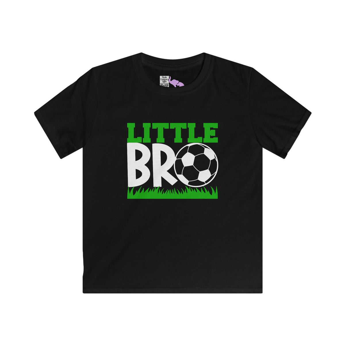 Little Bro (Soccer Ball) Youth Softstyle Tee