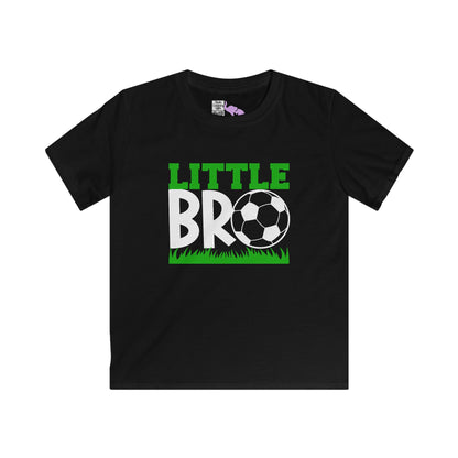 Little Bro (Soccer Ball) Youth Softstyle Tee
