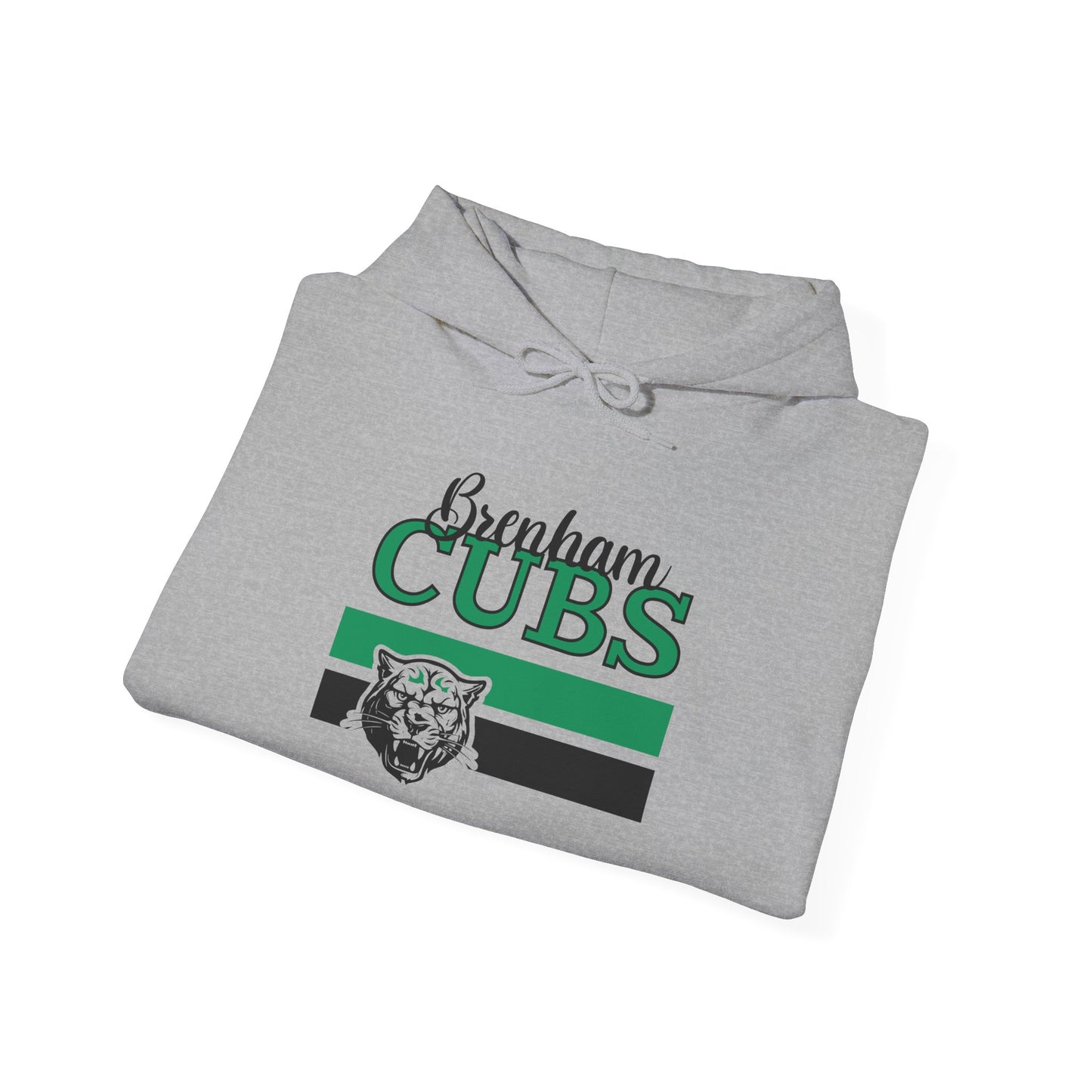 Brenham Cubs w/Mascot & Stripes Adult Heavy Blend™ Hoodie
