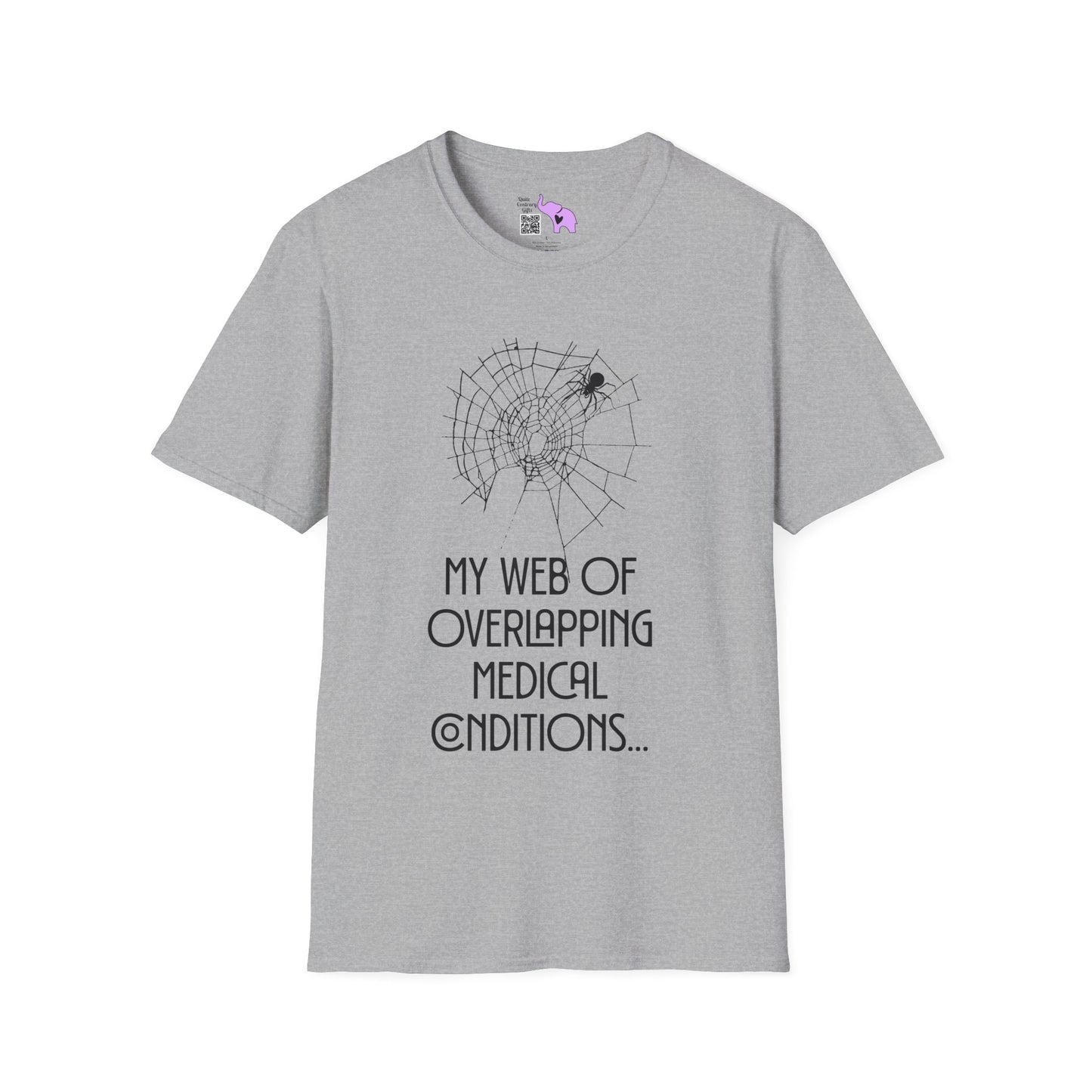 My Web of Overlapping Medical Conditions Adult T-shirt