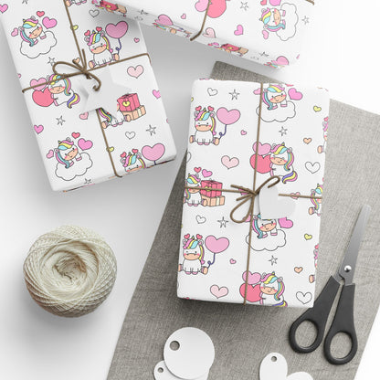 Unicorns of Love Wrapping Paper