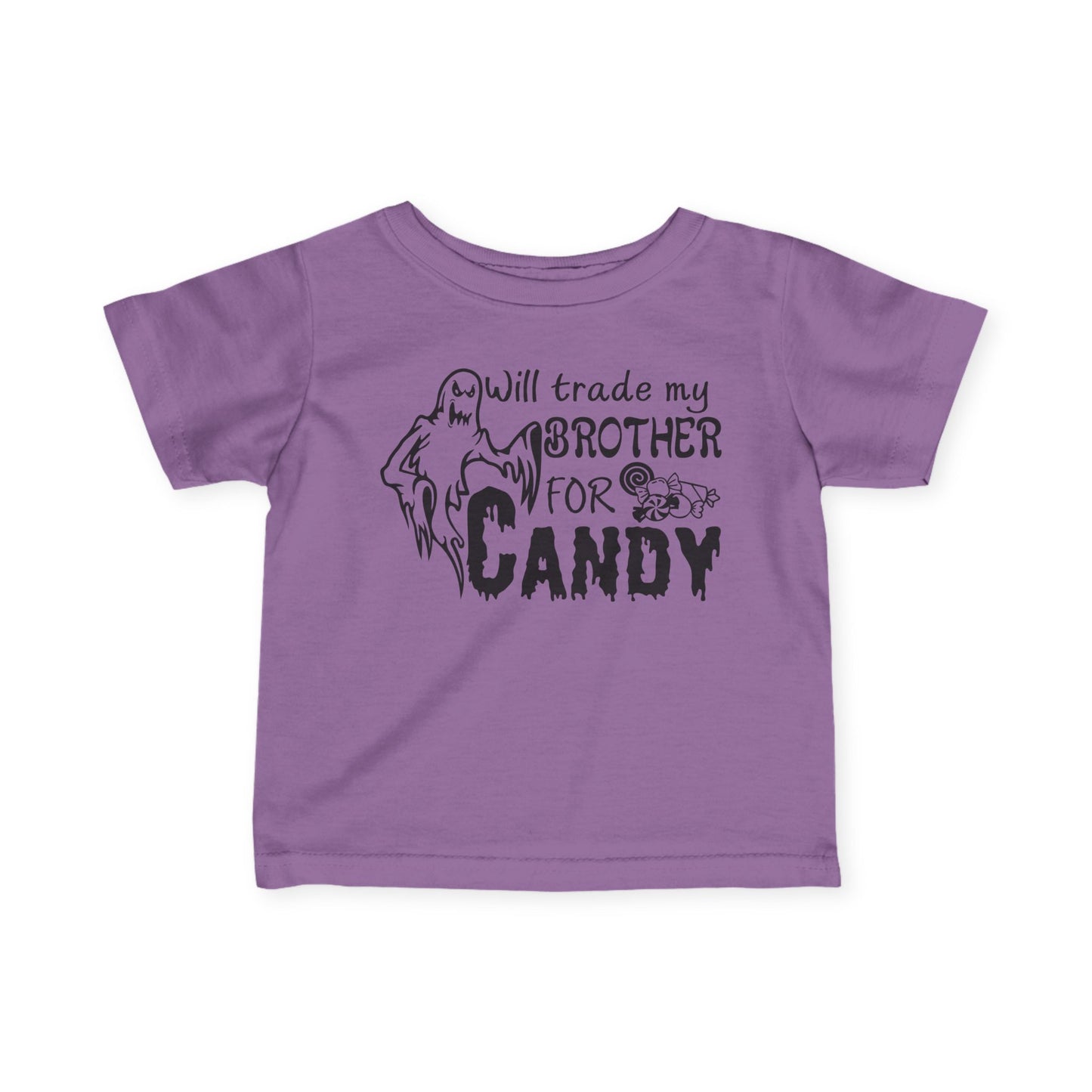 Will Trade My Brother for Candy (Ghost) Infant Soft T-Shirt