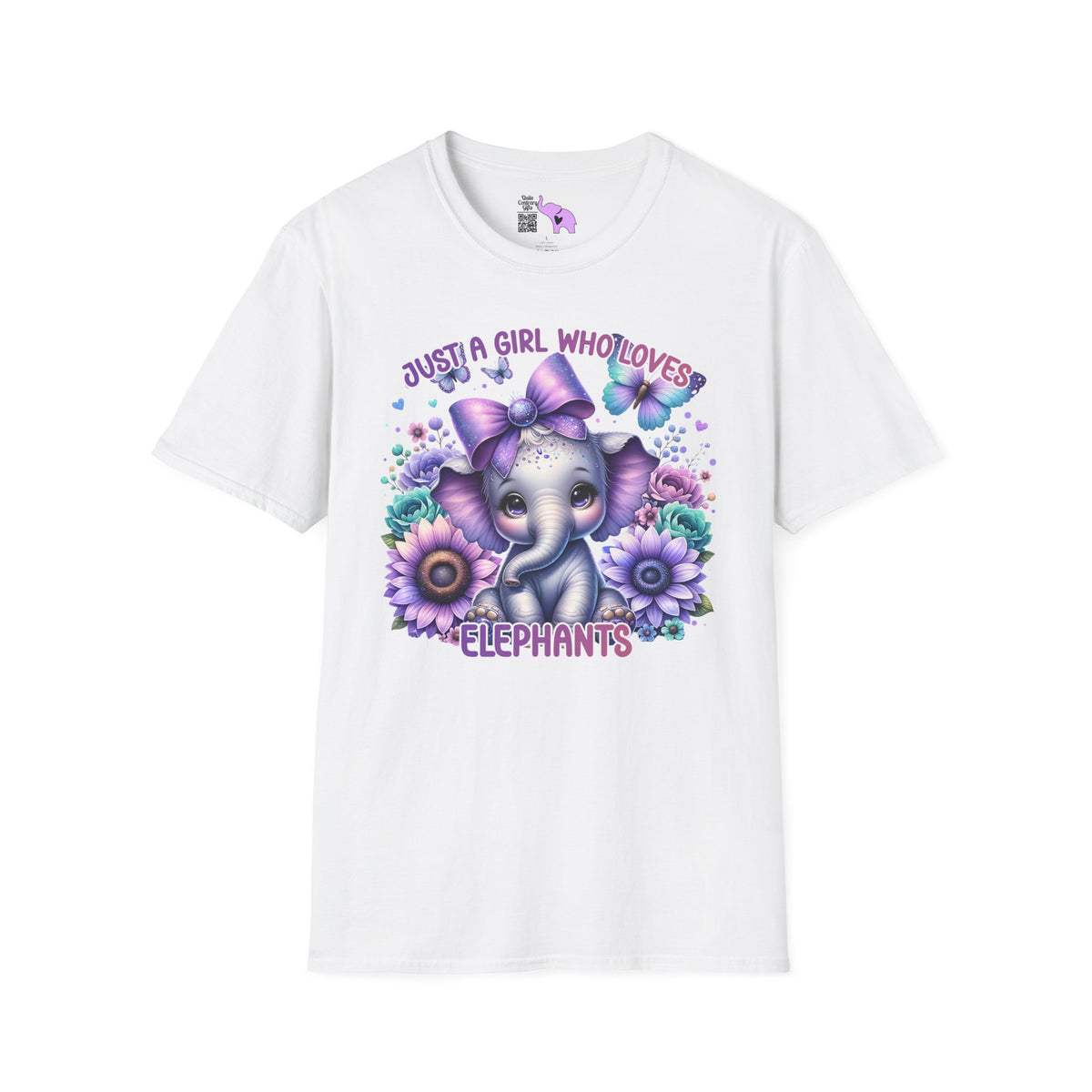 Just A Girl Who Loves Elephants Adult T-shirt