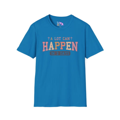 A Lot Can Happen In Three Days Adult T-shirt