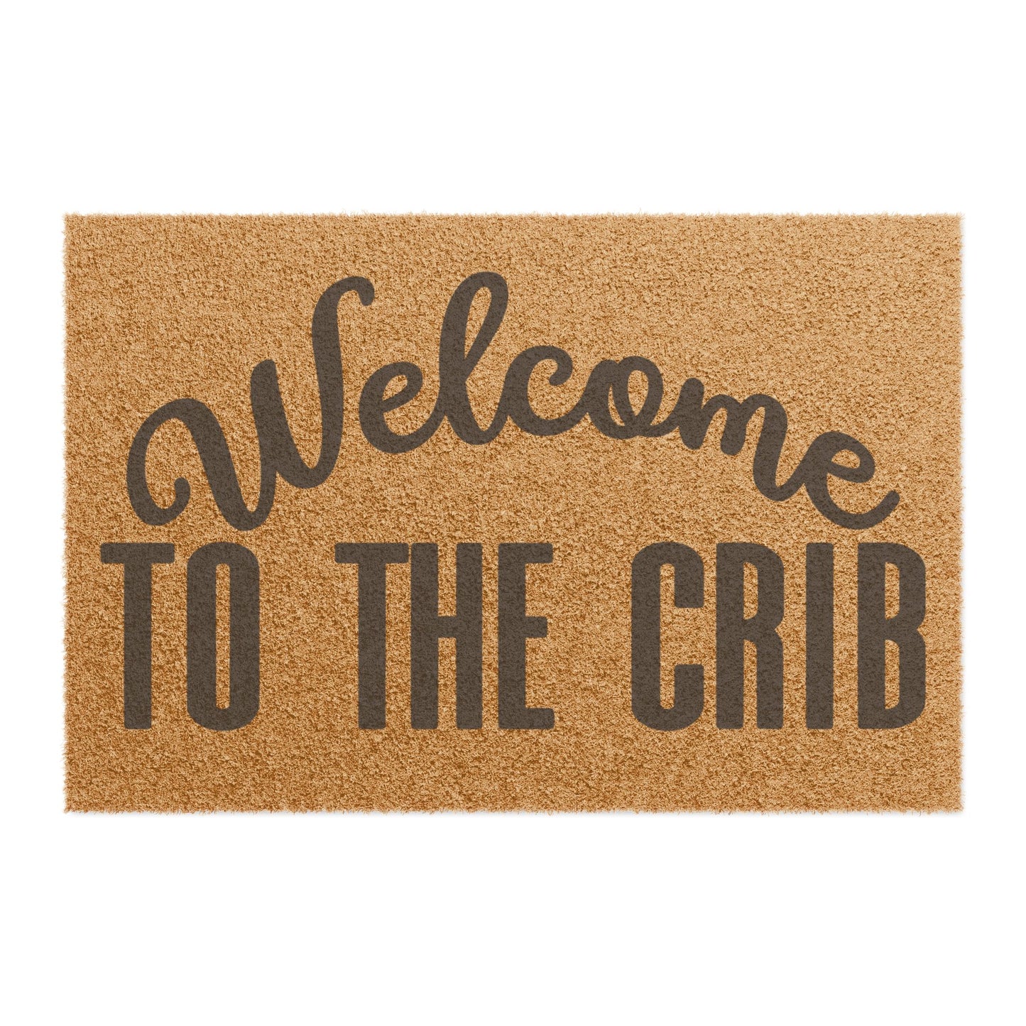 Welcome To The Crib Coconut Fiber Doormat