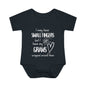 I May Have Small Fingers But I Have My GRAMS Wrapped around them Infant Baby Rib Bodysuit