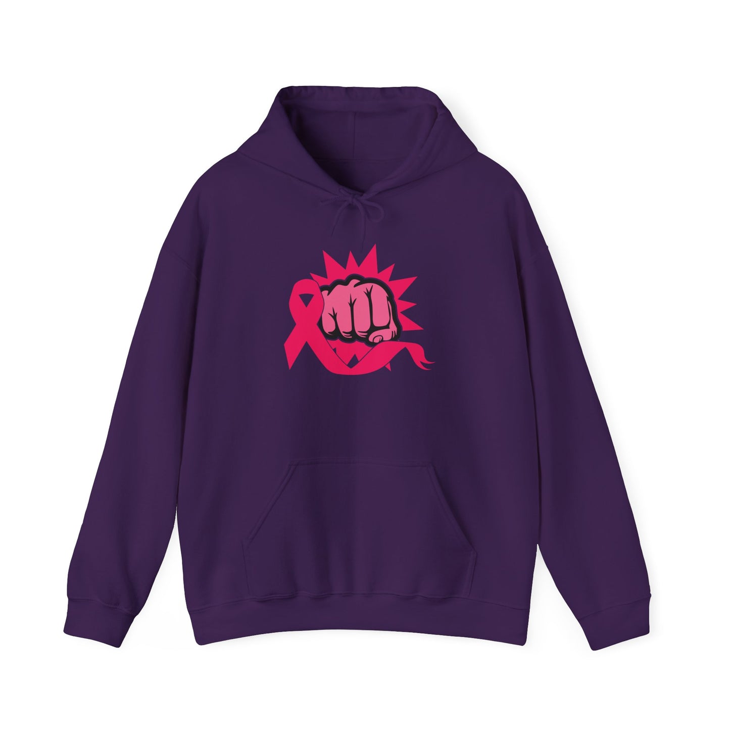 Breast Cancer Warrior Punch Adult Heavy Blend™ Hoodie