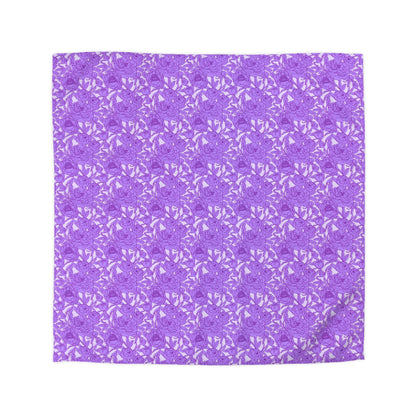 Lavender Peony Symphony Microfiber Duvet Cover