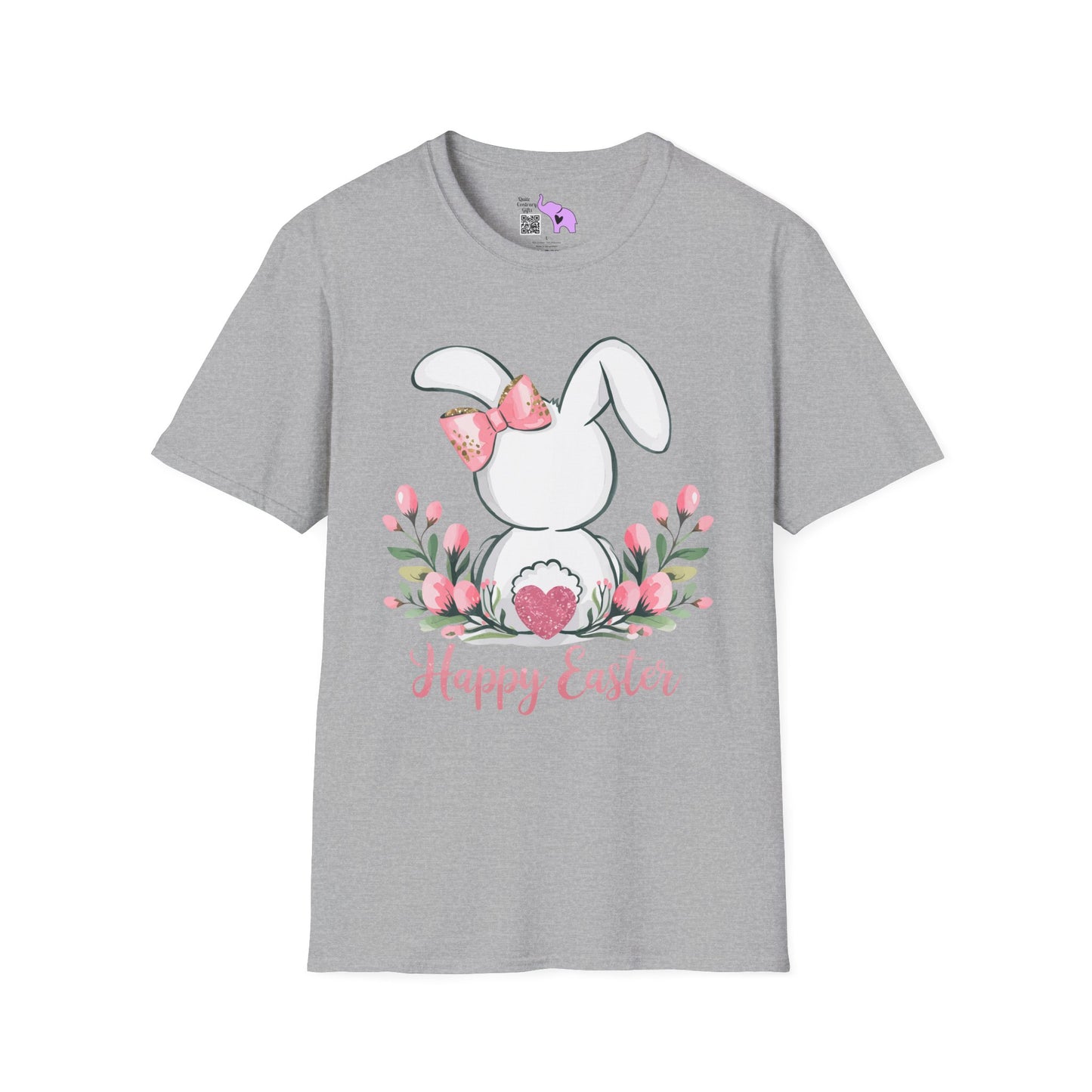Happy Easter (Bunny Tail) Adult T-shirt