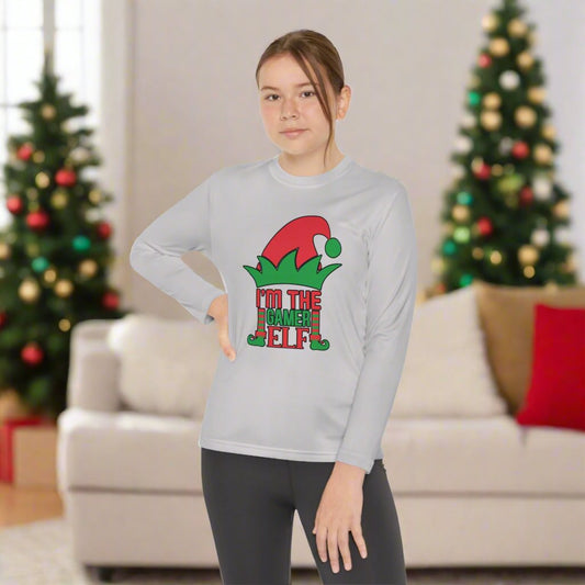 I'm The Gamer Elf Youth Long Sleeve Tee