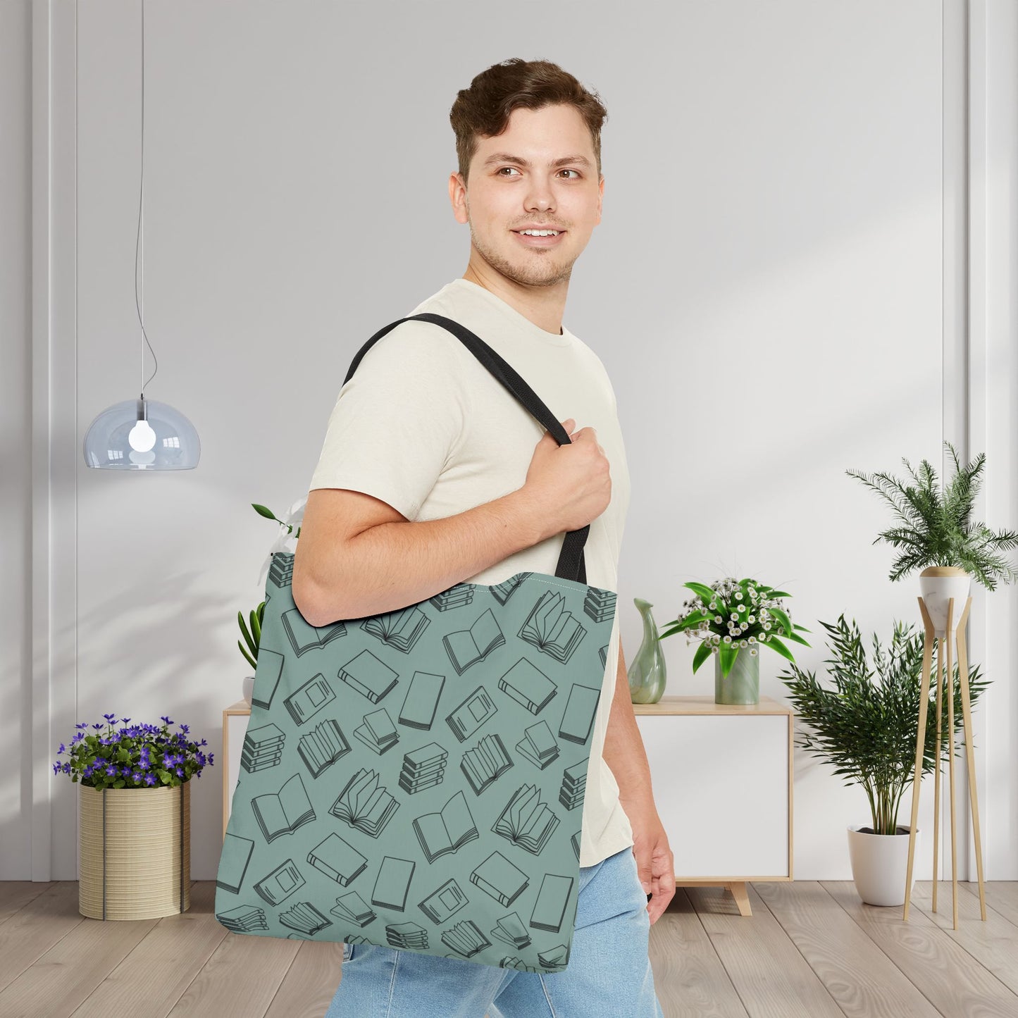 Books Books Books Canvas Tote Bag
