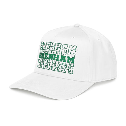 Brenham Stacked Letters Mid Profile Baseball Cap