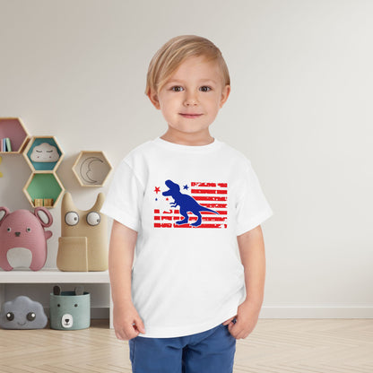 Patriotic T-Rex Toddler Tee
