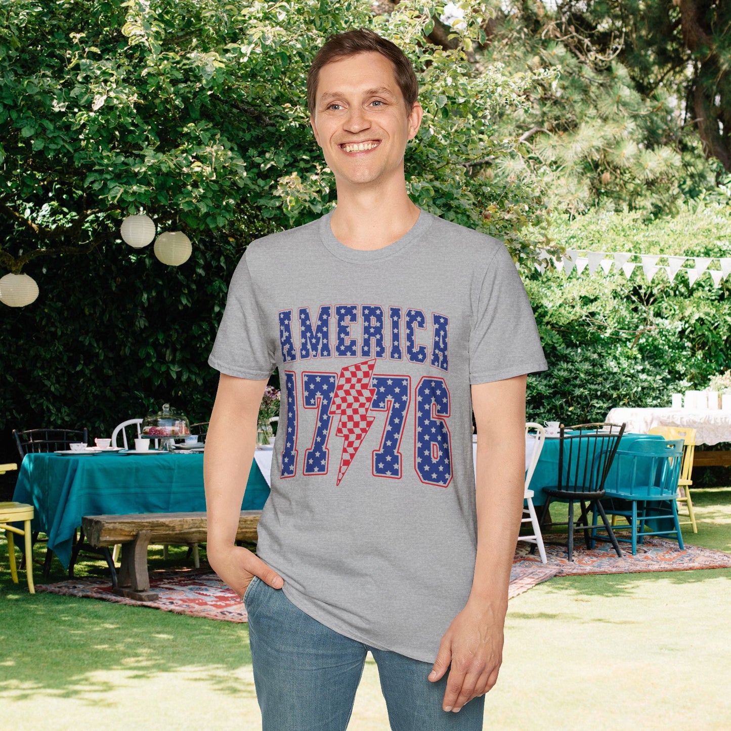 America 1776 Adult T-shirt