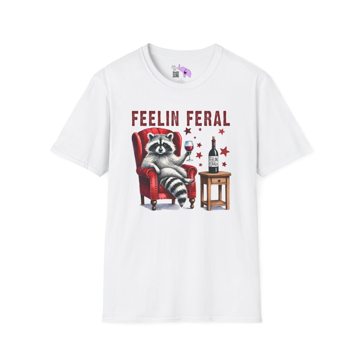 Feelin Feral (Wine) Adult T-shirt