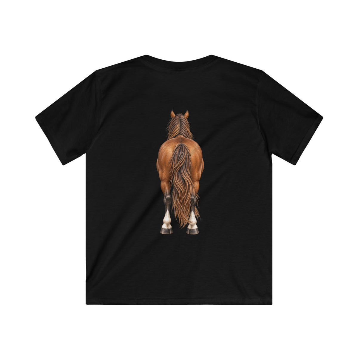 ""Front to Back Horse Lover Youth Softstyle Tee